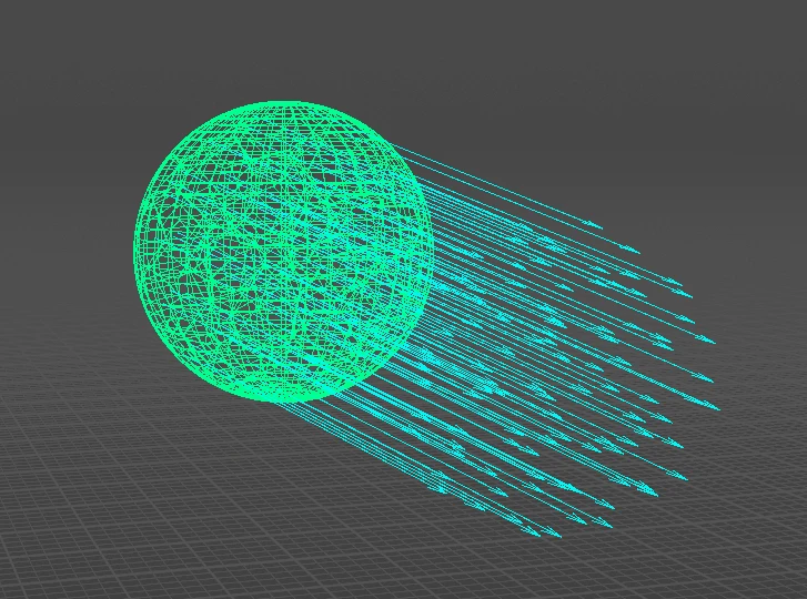 Velocity from Motion — trails streaming behind a moving object